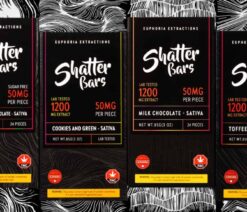 Euphoria Shatter Toffee Crunch Chocolate Bars